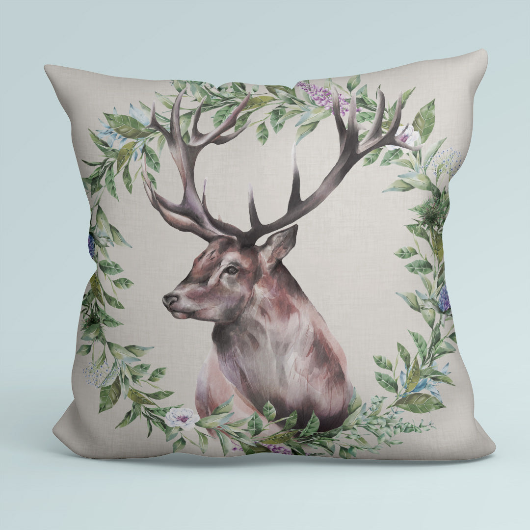 CUSHION Fabric Panel Stag Grey SC-3