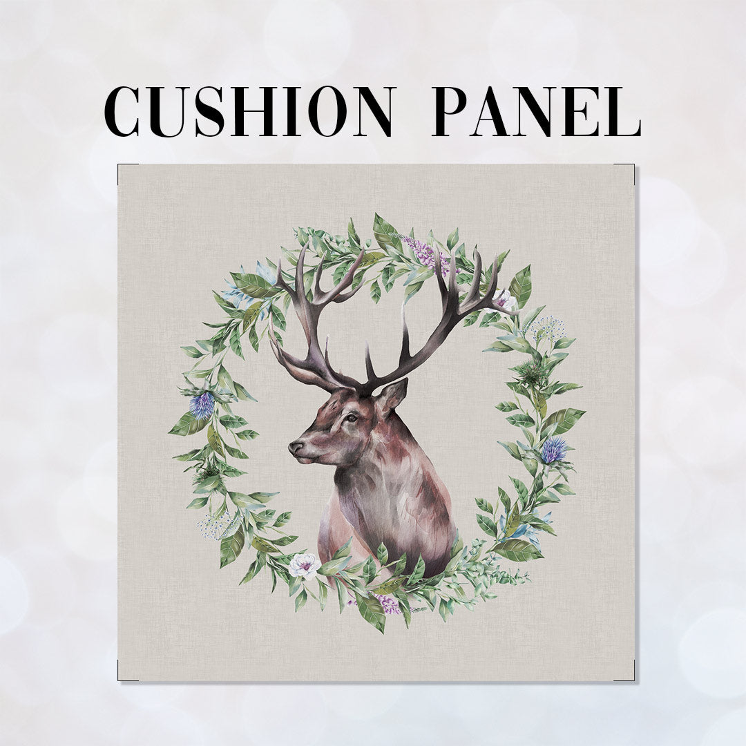 CUSHION Fabric Panel Stag Grey SC-3