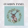 CUSHION Fabric Panel Stag Blue SC-4