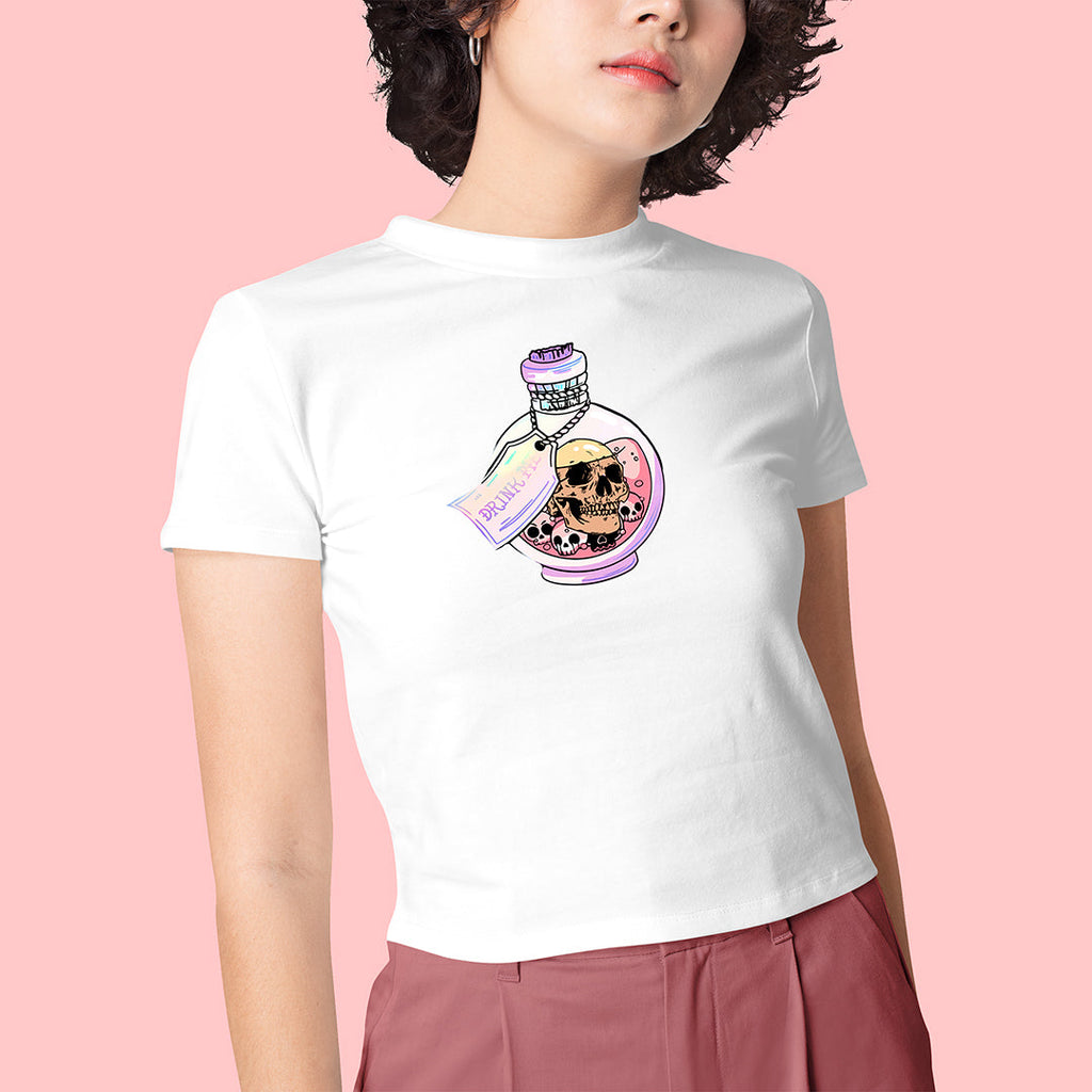 Skull Potion Iron on Fabric Heat Transfer DTF-88