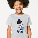 Steamboat Willie Blue Iron on Fabric Heat Transfer DTF-185