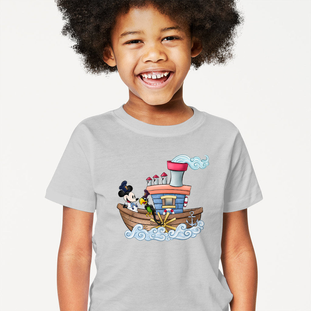 Steamboat Willie Iron on Fabric Heat Transfer DTF-187