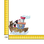 Steamboat Willie Iron on Fabric Heat Transfer DTF-189