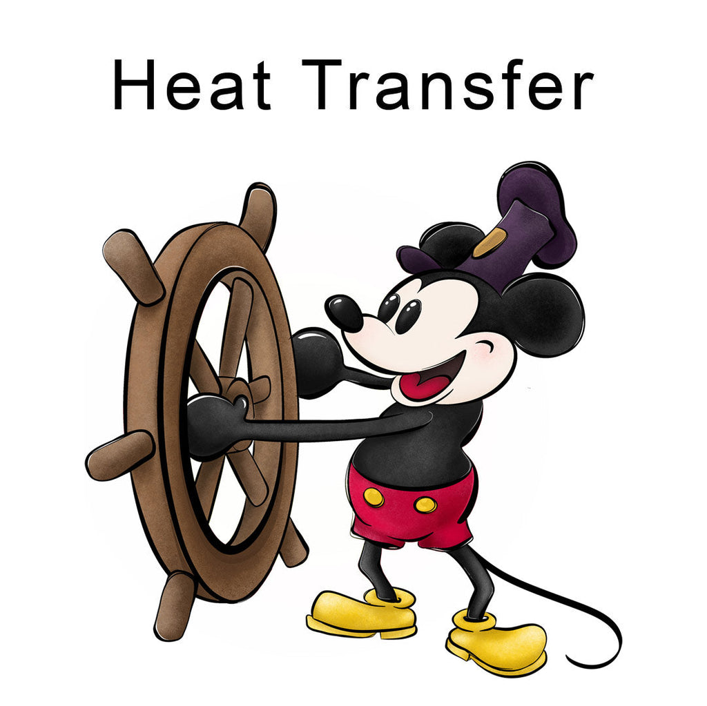 Steamboat Willie Captain Iron on Fabric Heat Transfer DTF-186