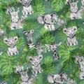 Safari Babies Green Fabric