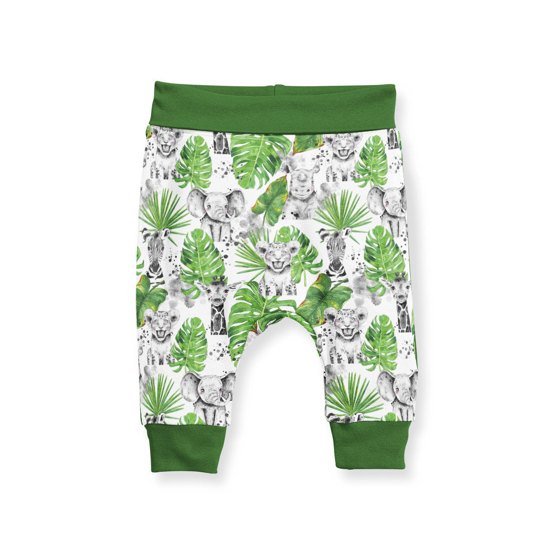 Safari Babies White Fabric