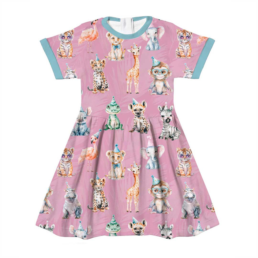 Safari Party Pink Fabric