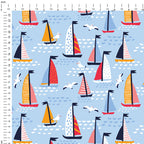 Sailing Boats Fabric