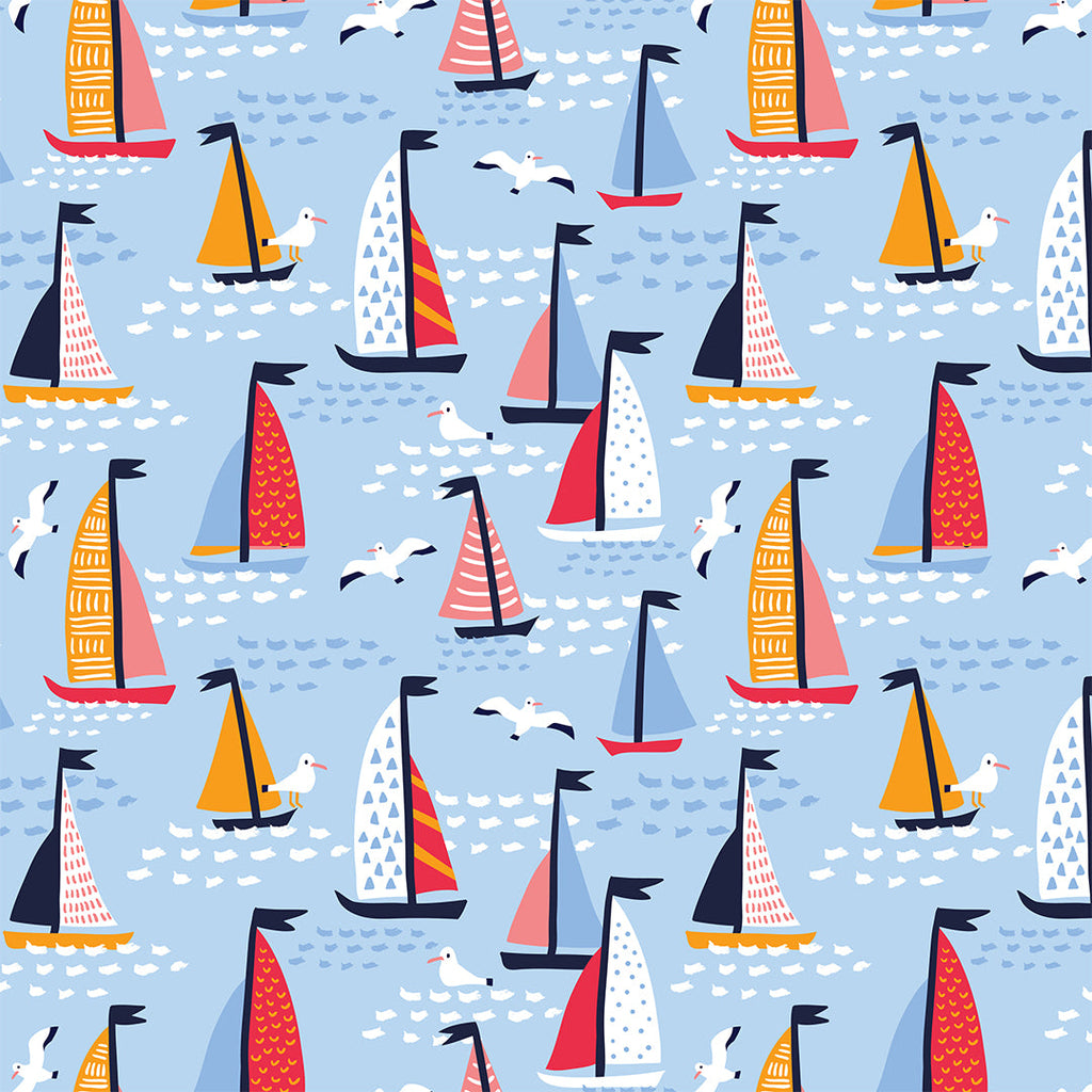 Sailing Boats Fabric