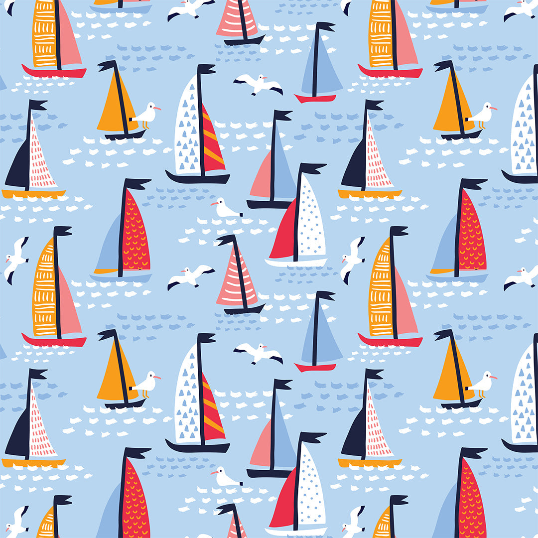 Sailing Boats Fabric