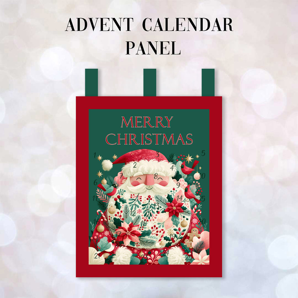 Santa Advent Calendar Panel Set