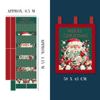 Santa Advent Calendar Panel Set