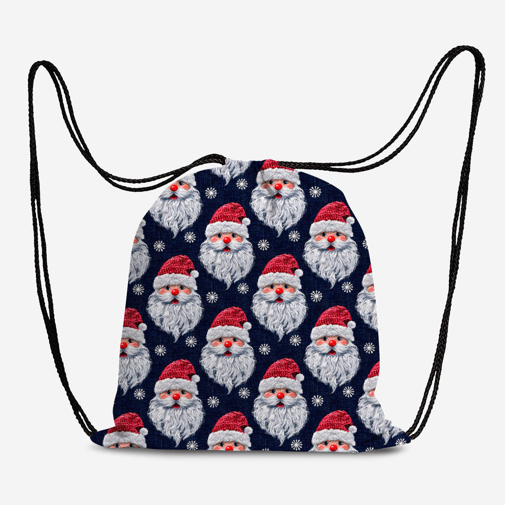 Santa Navy Fabric