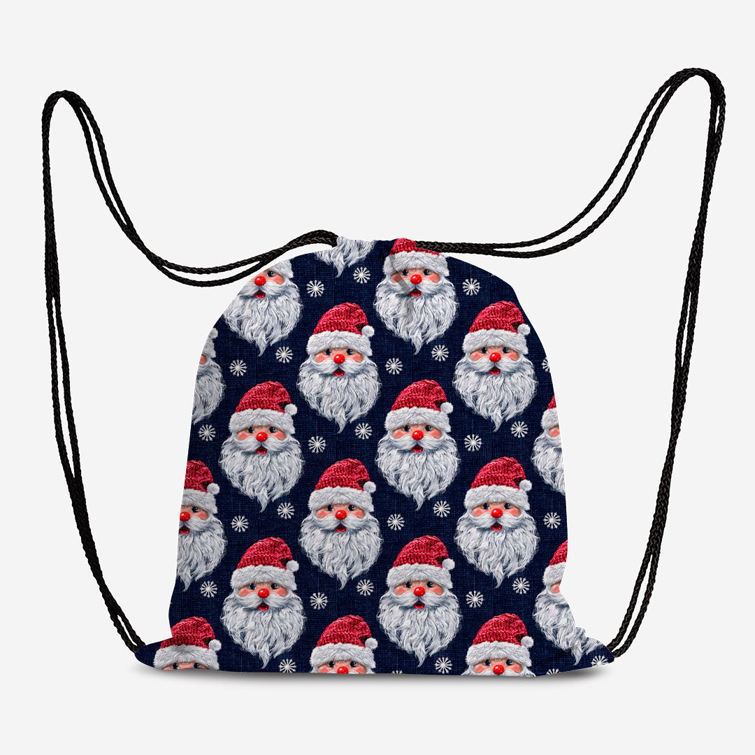 Santa Navy Fabric