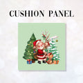 CUSHION Fabric Panel Santa and Friends