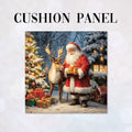 CUSHION Panel Santa and Reindeer CP-810
