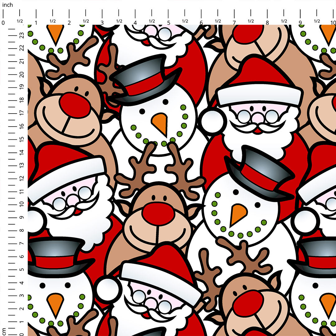 Santa's Crew Fabric