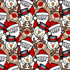 Santa's Crew Fabric