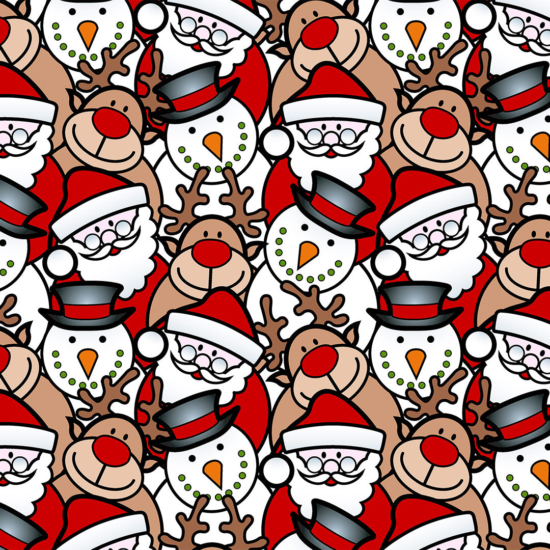 Santa's Crew Fabric