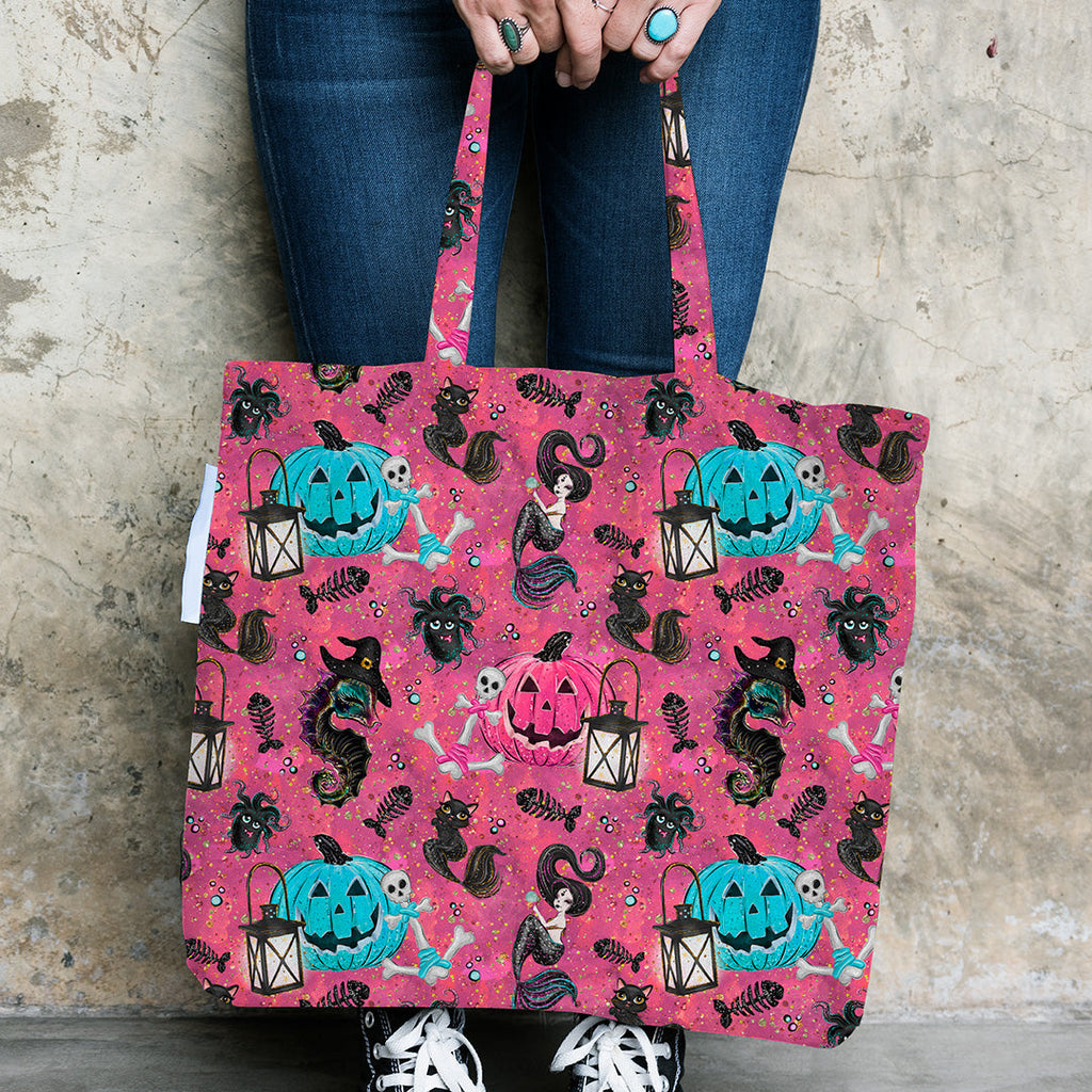 Satly Witches Pink Fabric