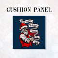 CUSHION Fabric Panel Save Santa The Trip