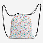 Mermaid Scales White Fabric