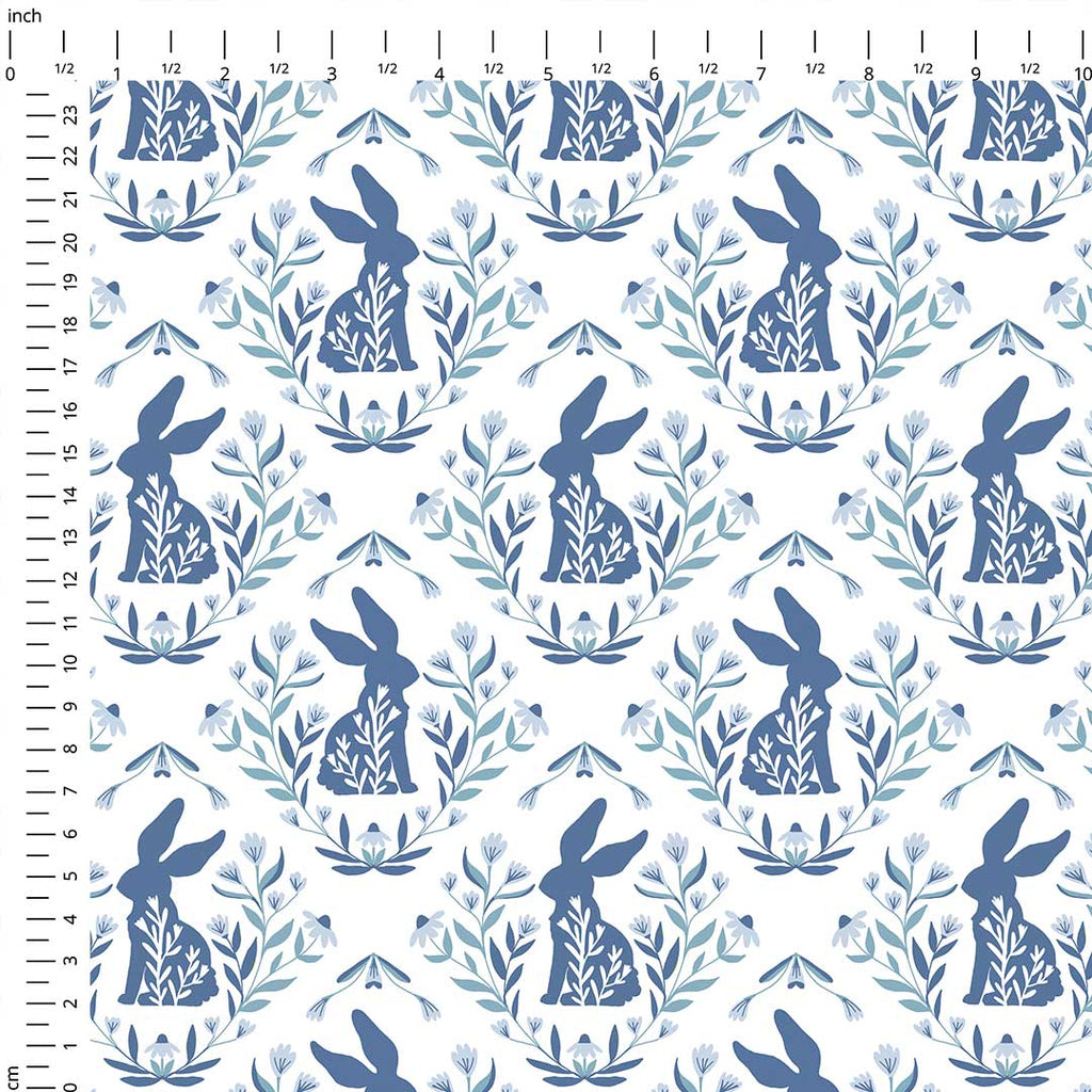 Scandi Rabbits Fabric