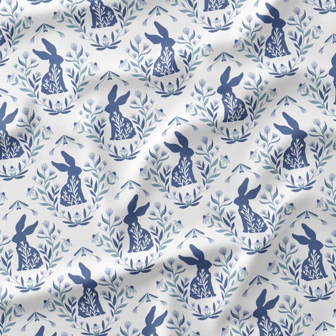 Scandi Rabbits Fabric
