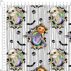 Scary Portraits Fabric