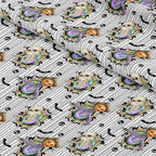 Scary Portraits Fabric