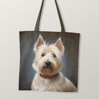 TOTE Scottish Terrier Dog Fabric Bag Panel
