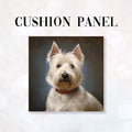 CUSHION Fabric Panel Scottish Terrier Dog