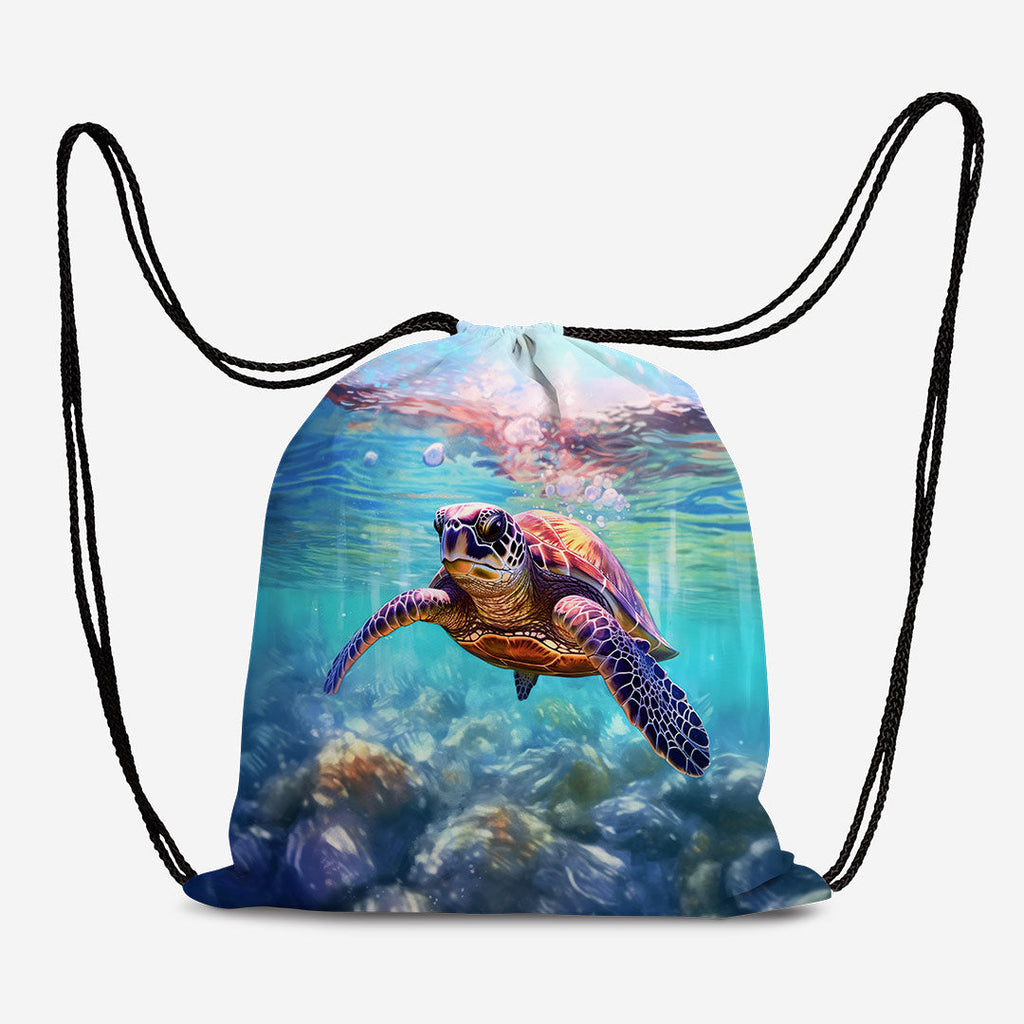 TOTE Sea Turtle Fabric Bag Panel
