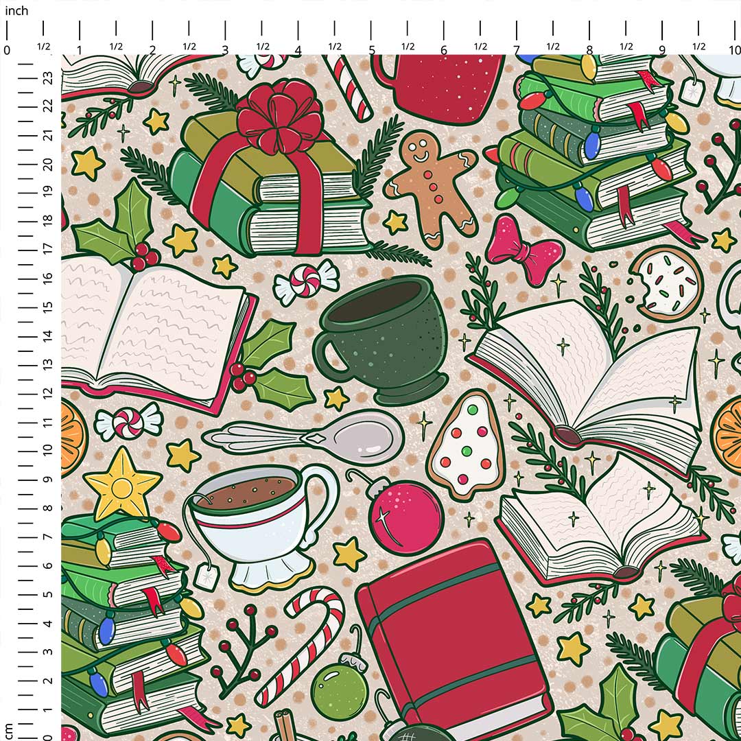 Seasons Reading Fabric