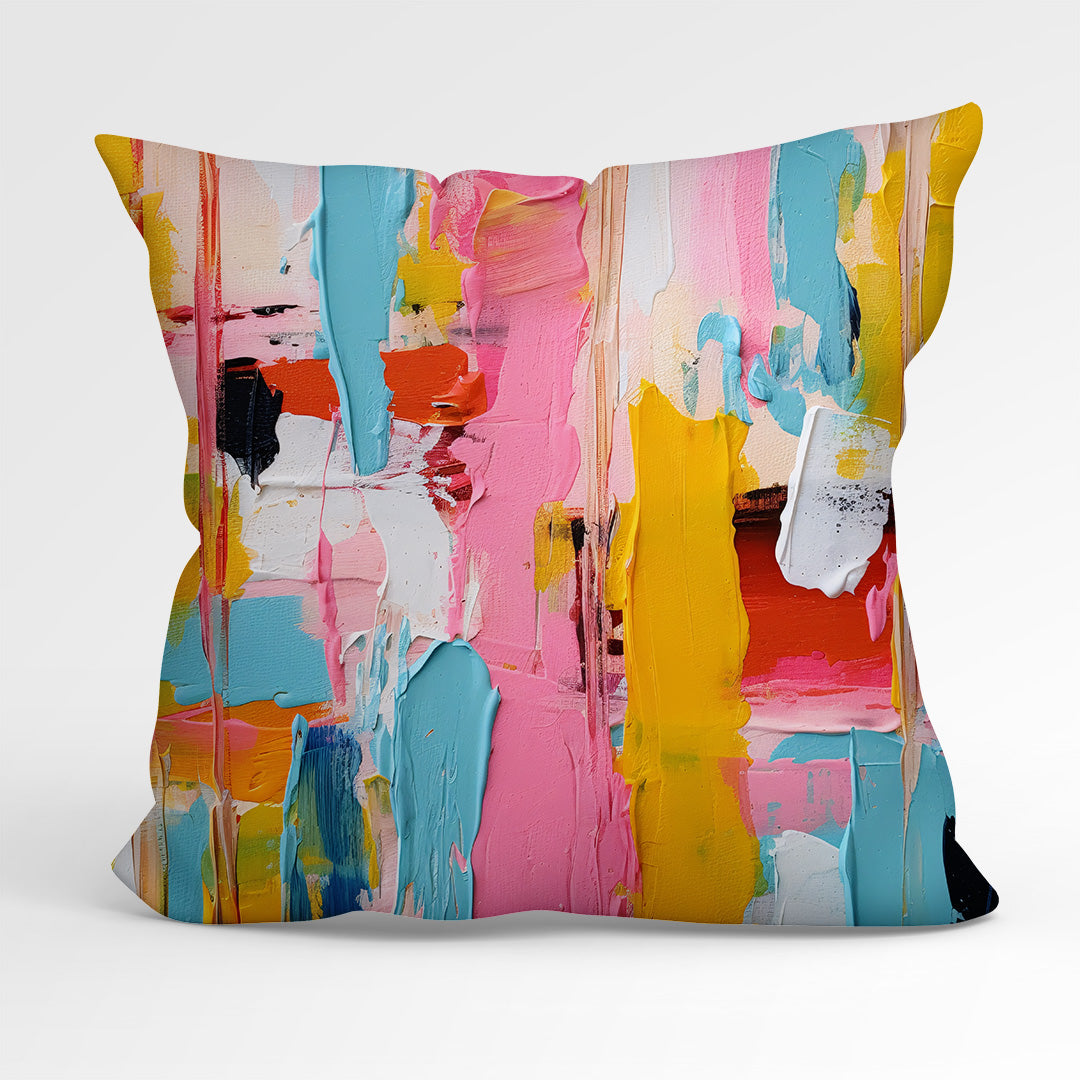 CUSHION CO-ORD Sewing Art Abstract 1 Fabric Panel