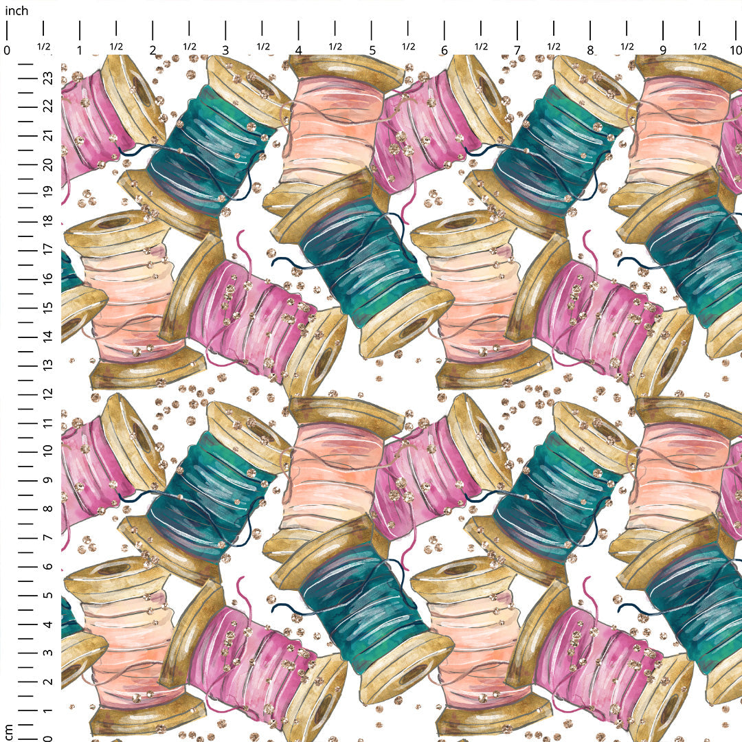 Sewing Couture Spools Fabric