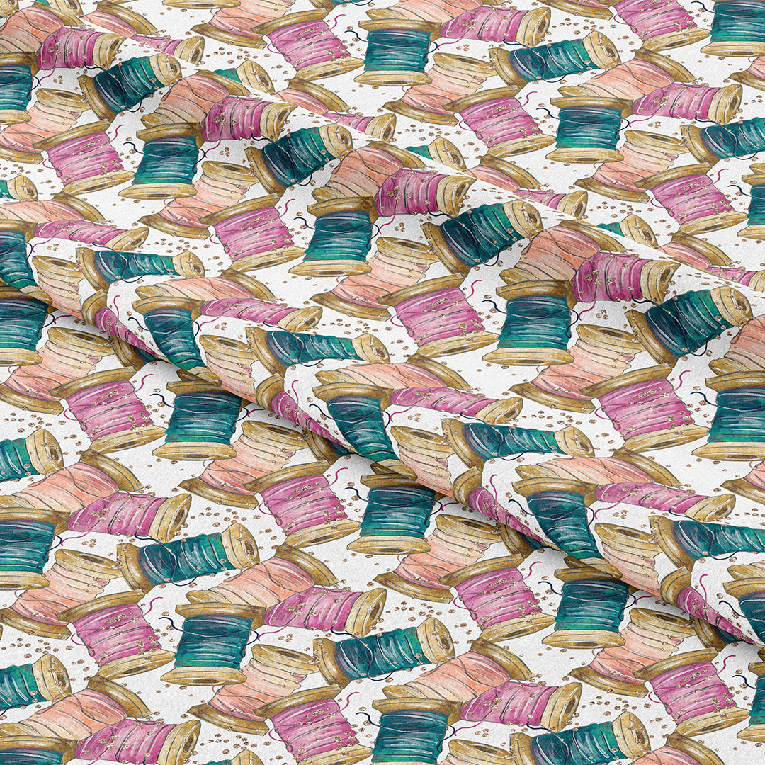 Sewing Couture Spools Fabric