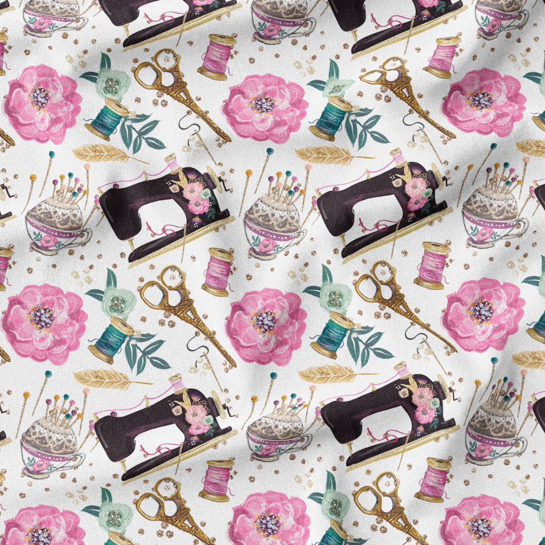 Sewing Couture White Fabric