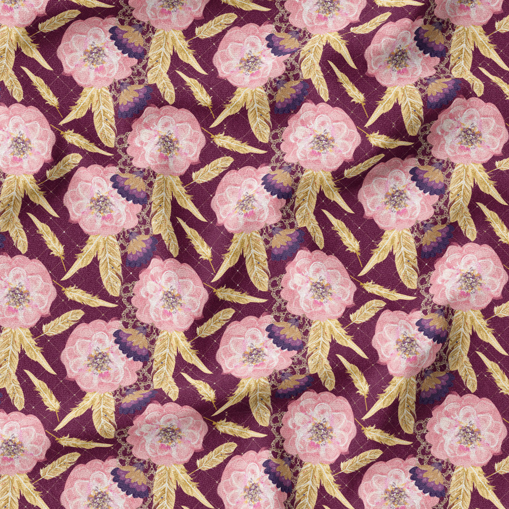 Sewing Couture Roses Mauve Fabric