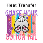 Shake Your Tail Iron on Fabric Heat Transfer DTF-213