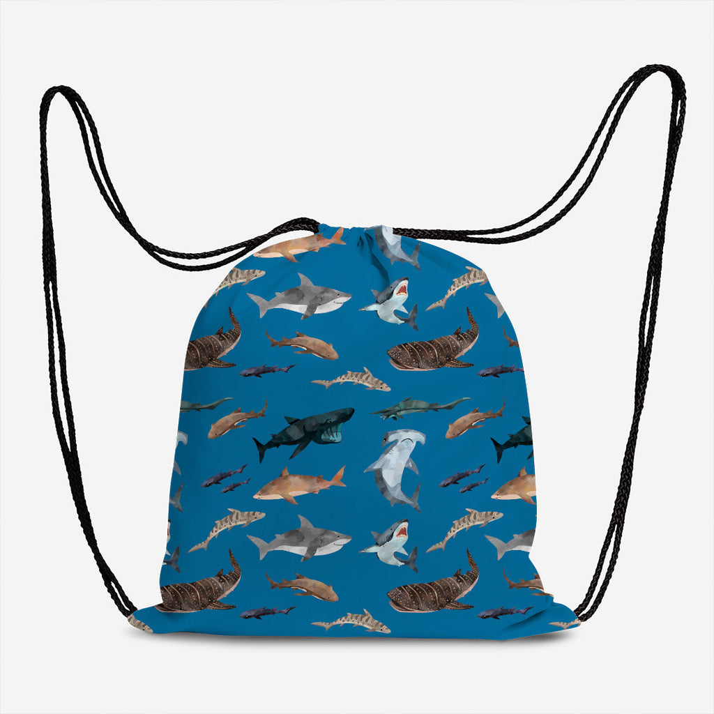Sharks Blue Fabric