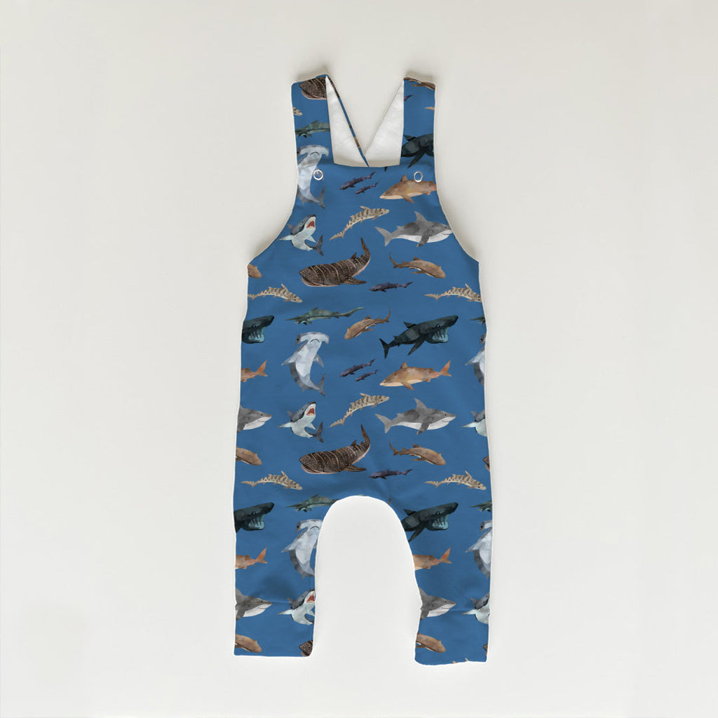 Sharks Blue Fabric