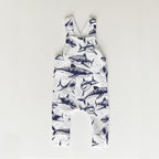 Sharks White Fabric