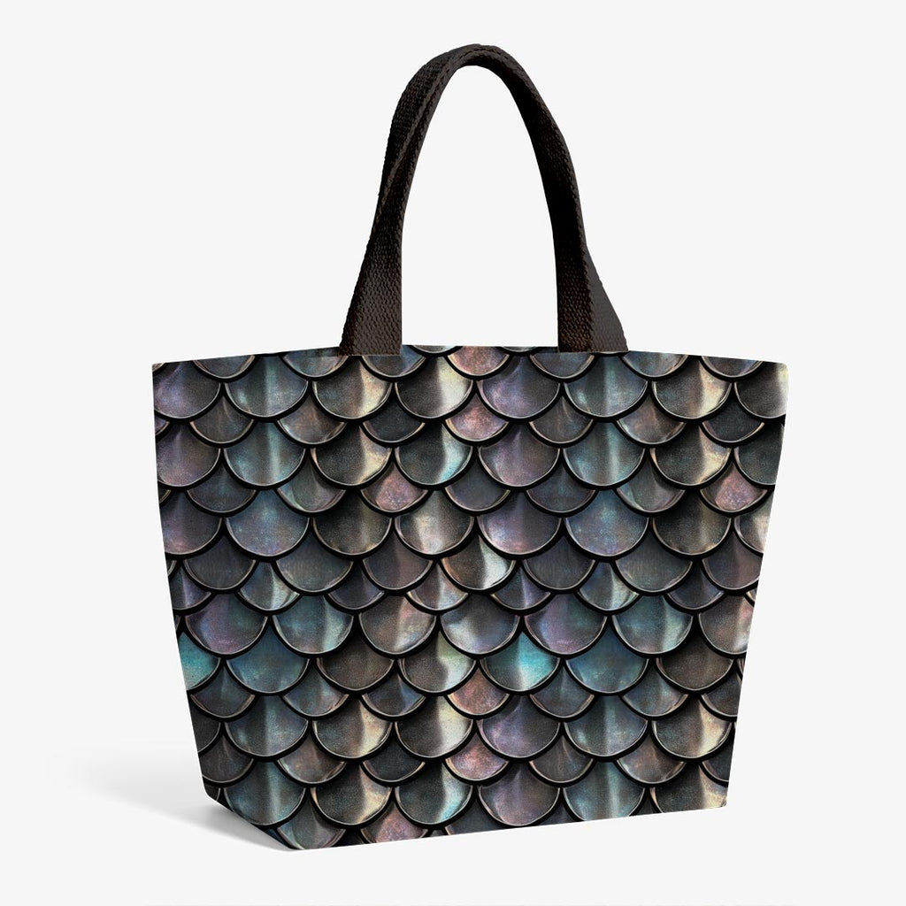 Iridescent Silver Dragon Scales Fabric