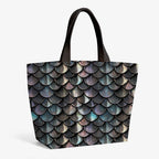 Iridescent Silver Dragon Scales Fabric