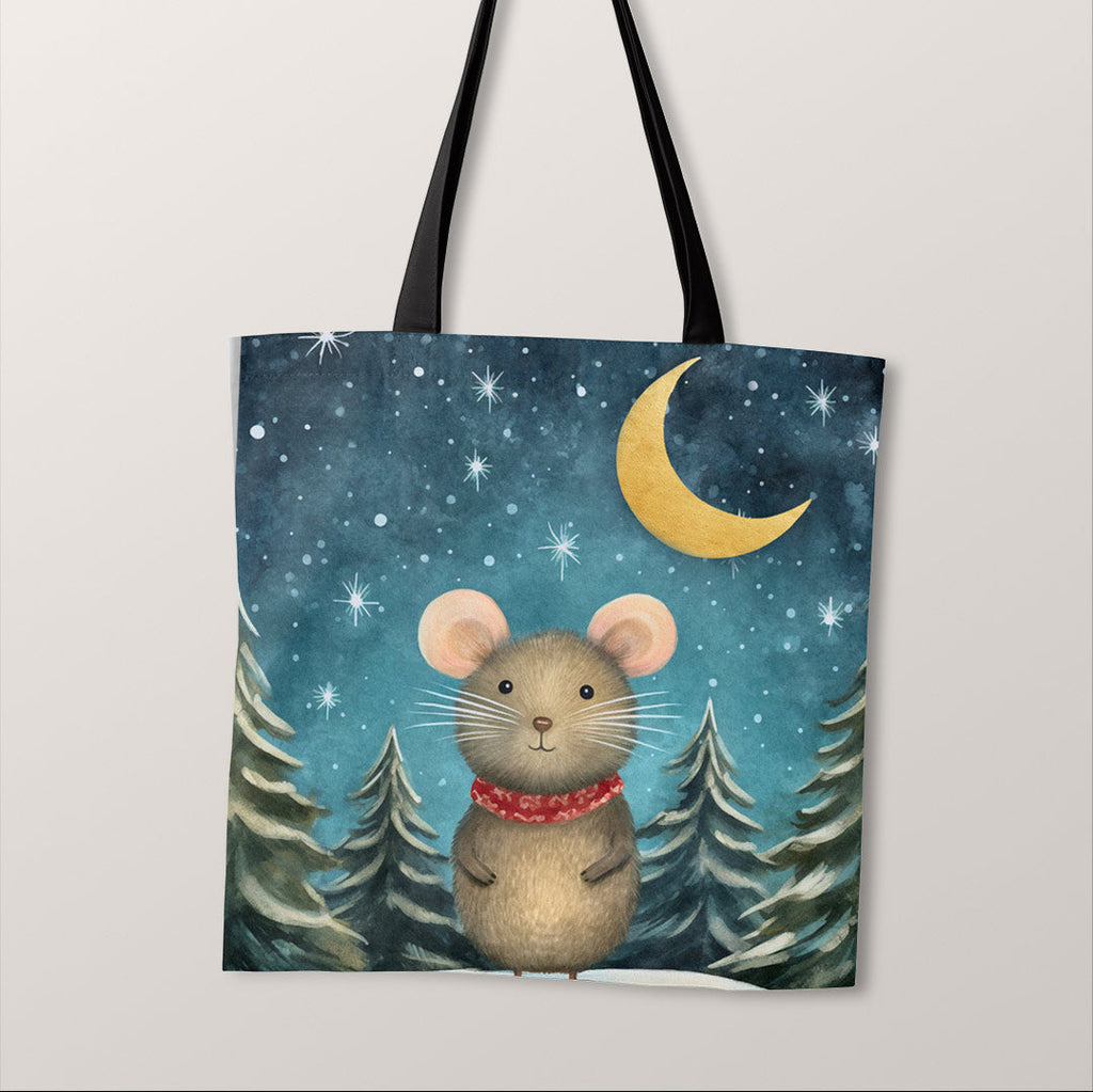 TOTE Silent Night Mouse TP-103 Fabric Bag Panel