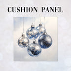 CUSHION Panel Silver Baubles CP-819