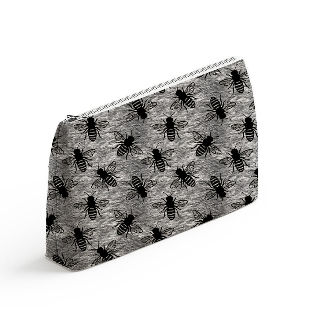 Silver Bees Fabric
