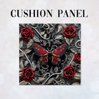 CUSHION Panel Silver Whisper Moth CP-194