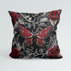 CUSHION Panel Silver Whisper Moth CP-194